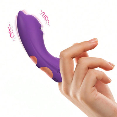 Finger Vibrator Adult Sex Toys for Women, 10 Vibrating Modes Finger Tip Vibrators Bullet Nipple G Spot Clitoral Stimulator Toy, Rechargeable Clit Vibrator Female Sex Toys for Couples Sexy Adult Toys Games