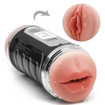 2 in 1  Automatic Male Masturbator Cup, Automatic Counting, Vibration &  Sucking Modes Electric Male Stroker Toy Masturber Penis Stimulator Powerful Mens Male Adult Sex Toys