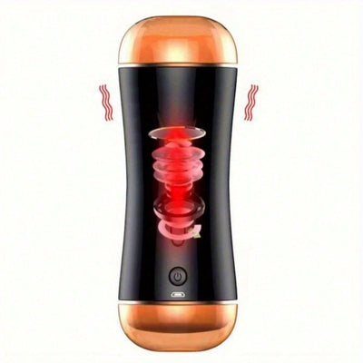 Male Masturbators Cup - Penis Training Masturbator, Pocket Pussy Cup, Automatic Sucking Male Mastubation - 7 Vibration Pocket Pussy Male Stroker with Realistic Textured, Toy Mens Adult Male Sex Toys for Men,Simulated Sex Experience, Realistic Textured Vag