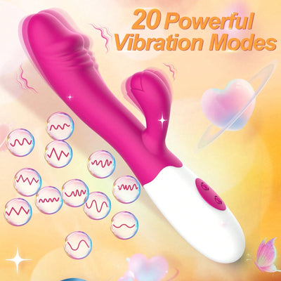 G-Spot Rabbit Wireless Dildo Vibrator Adult Sex Toys for Women Clitoris Vagina Stimulator Massager Relaistic Rabbit Vibrator Clitoris Stimulator G-Spot Massager Sex Toys for Women,Dildo Rabbit - Female Adult Sex Toy Massager