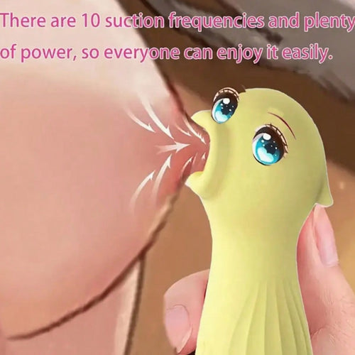 Clitoral and Nipple Stimulator, Rechargeable Personal Massager 10 Suction Modes Vibrator Sex Toy Sucking Rabbit Vibrator for Women Nipple Clitoris Stimulate Vaginal Sucking Toys Adult Sexy Female Masturbation Yellow