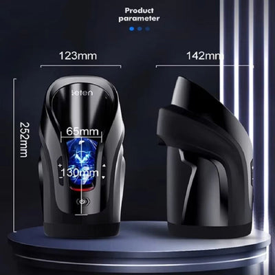 ใหม่ Leten Luxury-Pro อัตโนมัติ Telescopic 75MM Thrusting ช่องคลอดความเร็วสูงอัจฉริยะที่มีประสิทธิภาพ Masturbation CupSex ของเล่นสําหรับผู้ชาย