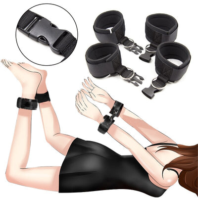 BDSM Bondage Gear Slave Handcuffs &amp; Ankle Cuffs Adult Erotic Sex Toys for Women Couples Restraint Games Fetish Products Sexyshop
