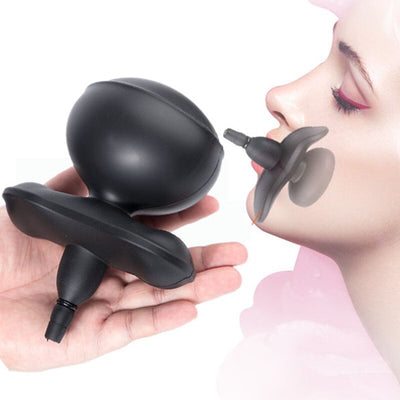 BDSM Super Huge Mouth Gag Strapless Inflatable Expansion Open Mouth Gag Restraint Bondage Adult Sex Toys for Woman Couples Slave