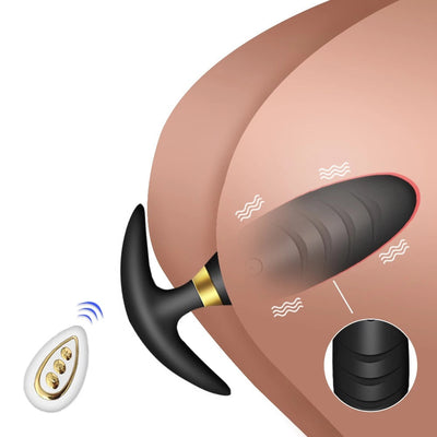 Butt Plug Telescopic Dildo Vibrator Anal Sex Toys for Men Women Remote Prostate Massager Male Masturbator Vagina Stimulator 18+
