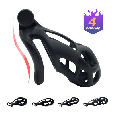 Cobra Male Chastity Device Kit Cock Cage Cock Ring BDSM Adult Games Sex Toys for Men Penis Ring Resin Sleeve PenisTrainer Cage