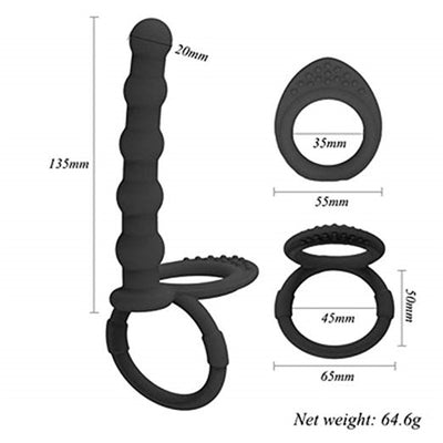 Double Penetration Penis Strapon Dildo Sex Toys for Women Man Strap on Penis Anal Beads Plug G Spot Adult Games Massager