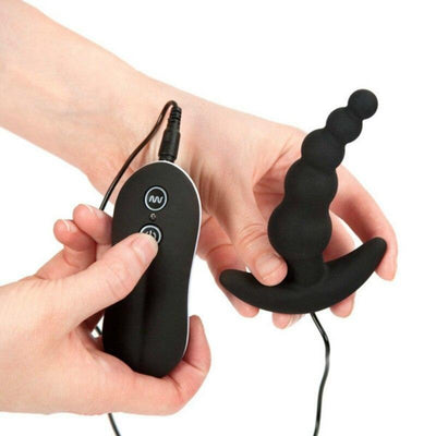 Erotic10 Freq¡§1¡§oncia De Vibra??o Da Pr¡§?stata Massageador Anal Plugue Dildo Vibrador Anal Beads Butt Plug Vibradores Para Homens Brinquedos Para Adultos