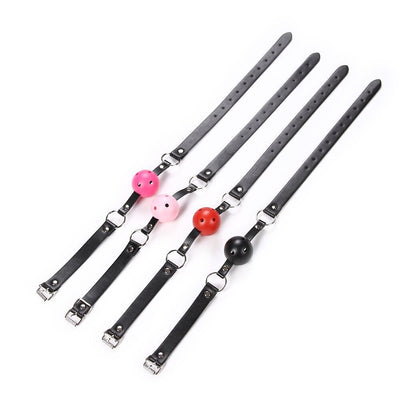 Factory Direct Sale BDSM Bondage Fetish Mouth Restraints Sex Products Sex Toy Set Silicone Ball Gag