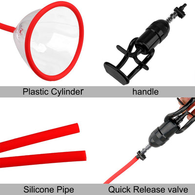 IKOKY Manual Breast Pump Breast Stimulation Sex Toy for Woman Vacuum Breast Massage Pump Flirting Climax Flirted Toy Bondage Toy