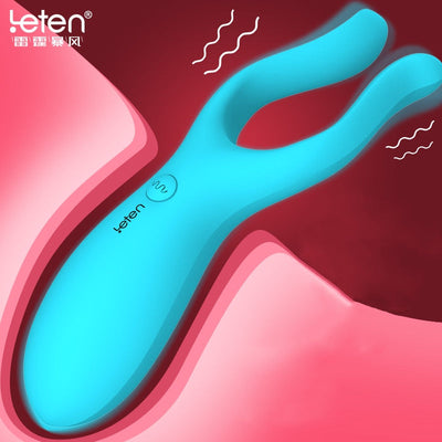 Leten Multifunction Vibrator, Penis Nipple Clamp Clitoris Massager Anal Plug Stimulator Sex Toys for Women Sex Products