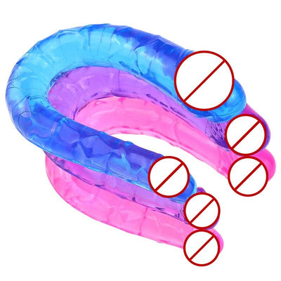 Longo Macio L¡§|sbica Vagina Anal Plug Butt Plug Massageador Adulto Realista Vibrador N?o Vibrador Sexo Brinquedos Para Mulher Homens Casais Sex Shop