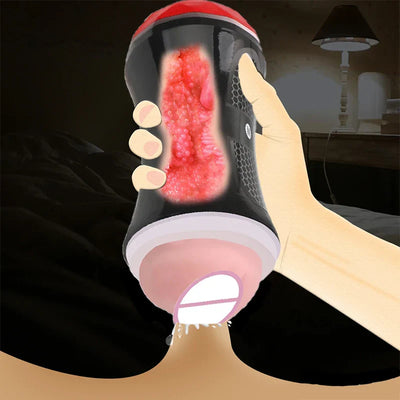 Male Masturbator Cup Artificial Vaginal Sex Toys for Men Realistic Pussy Glans Sucking Penis Pump Sexy Adult Erotic Products 18