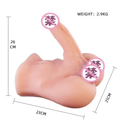 ชาย Masturbator อมควยซิลิโคนสำเร็จความใคร่ Body ตุ๊กตายางบิ๊ก Dildo Anus Sextoys สำหรับผู้ใหญ่18 Sexulaes ของเล่นอวัยวะเพศชายลำตัว