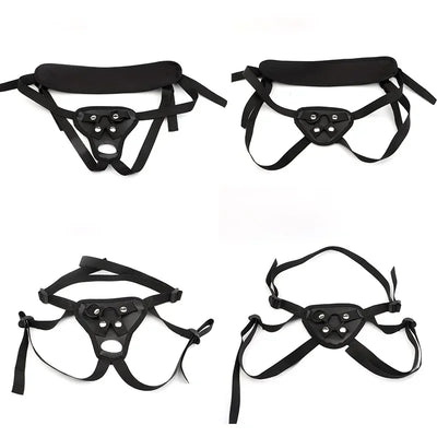 New Black Leather Dildos Pants Erotic Sex Toys for Lesbian Wearable Penis Panties Strap on Adult Game
