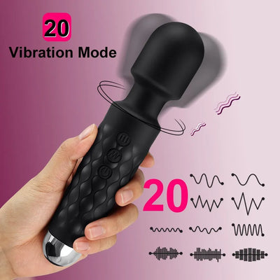 Silent Knight” Powerful Massager for Her | Bestseller Multi-Speed Stimulator with Immersive Quiet Mode