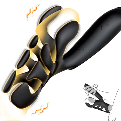 Masturbator for Men Penis Training Vibrator Glans Trainer Stimulator Massager Lasting Delay Endurance Adult Sex Toys for Men