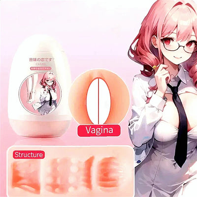 Mini Portable Masturbation Egg Cup Realistic Vagina Masturbation Cup Penis Massager Stimulator Manual Pocket Pussy Sex Toys