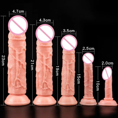 15CM Little DildoSkin Feeling Sex Toys for Women Penetration Big Penis with Suction Cup Female Masturbator Anal Sex Product 18+