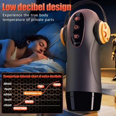 Blowjob Sex Machines Male Masturbation Cup with Suction Cup Soft Pocket Pussy Sexy Voice Heating Masturbator Toy Sex Toy for Men