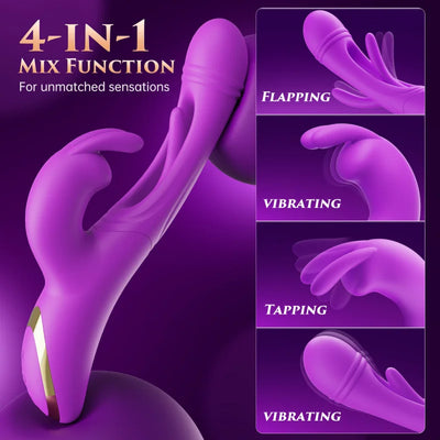 Silicone Personal Massager for Women - Powerful 10-Speed Vibrator with Pulsation Mode, USB Rechargeable, Waterproof