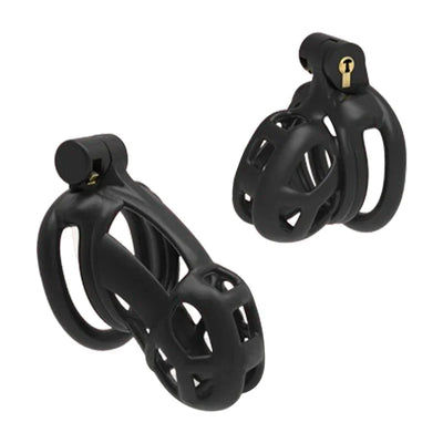 New Color Male Penis Lock Chastity Cage with Lock Resin Virginity for Men Breathable Cock Ring Penis Fetish Restrain Sex Toys