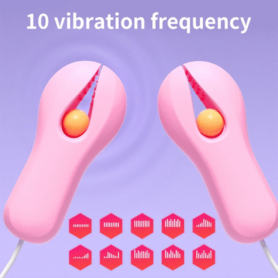10 โหมดไฟฟ้าจุกนม CLAMP นวด Vibrator Enhancer Bondage ผู้ใหญ่ Stimulator เพศของเล่นสําหรับผู้หญิงคู่หญิง