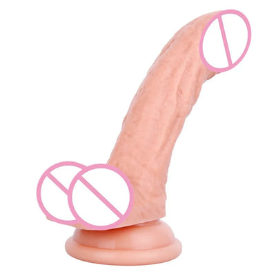Realistic Dildo Dick 5 Inch Realistic Small Beginner Penis Anal Dildo Sex Cock Liquid Silicone Soft Huge Penis Sex Toy for Women