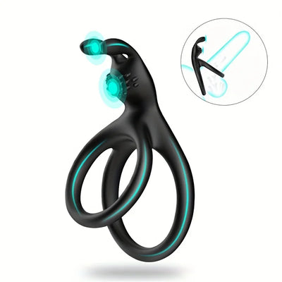 Adult Supplies Sex Toy Men Silicone Penis Ring Clitoris Stimulator Cock Ring Ejaculation Delay Penis Ring Erection Ring for Men