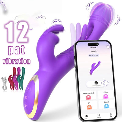 Silicone Personal Massager for Women - Powerful 10-Speed Vibrator with Pulsation Mode, USB Rechargeable, Waterproof