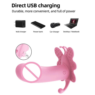 Powerful Wearable Vibrator Wireless Panties Dildo Vibrator for Women G Spot Clitoris Stimulator Vagina Massage Erotic Sex Toy