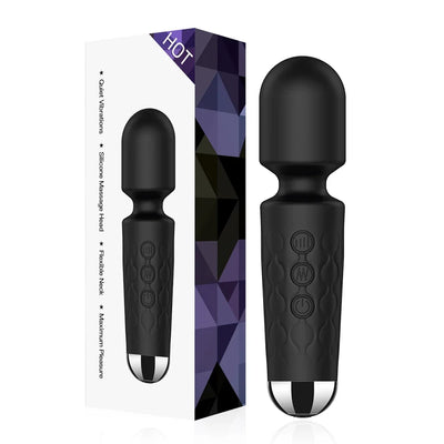 20 Speeds AV Vibrator Powerful Handheld Wand Massager Anal Dildo G Spot Clit Stimulator Female Masturbation Sex Toys  for Women