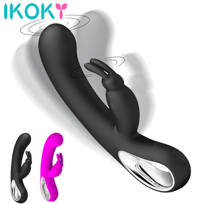 Sex Products 12 Speed G-spot Body Massage Rabbit Vibrator USB Rechargeable Female Masturbation Dildo Vibrator Sex Toy for Woman