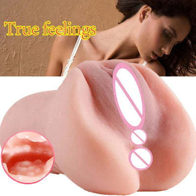 Sex Toys Male Masturbator Toys 3in1 Realistic Vagina Anal Sex Simulation Blowjob Sex Tooys for Man 18 Adult Simulation Sex Doll