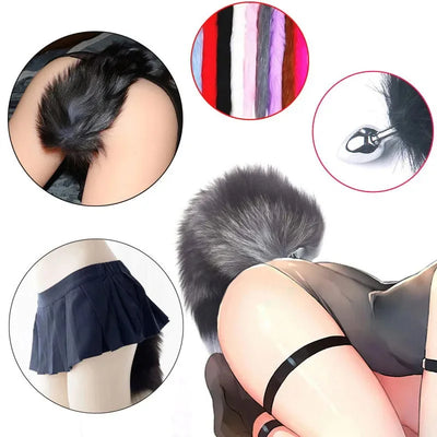 Sexy Fox Tail Anal Plug Metal Adult Products Cosplay Sex Toys for Woman Men Anal Butt Plug Adults Games Couple Toy 18 Sex Shop