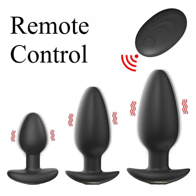 Remote Control Vibrating Anal Butt Plug - Prostate Massager & Clitoral Stimulator, Wireless Sex Toy for Women, Men, Gay Adults