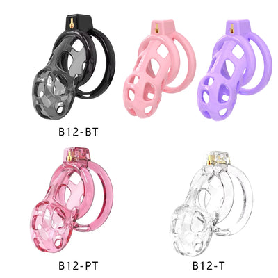New Super Soft Mamba Chastity Cage 정조대 Penis Abstinence Bondage Cock Cage with 6 Size Rings Catheter Sissy Gay Male Sex Toys 18