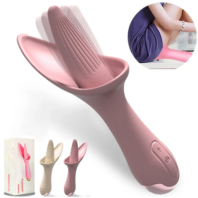 Tongue Licking Dildo Vibrator for Women G Spot Clitoral Stimulator Mini Anal Sex Toys for Women Sex Machine Naked Masturbator