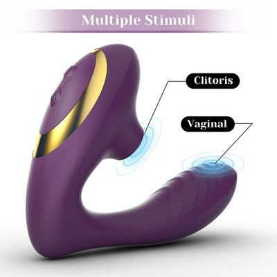 Tracy's Dog New Pro 2 Clitori Sucking Vibrator with Remote Control Function Purple and Pink Optional Female Vibrator Sex Toy