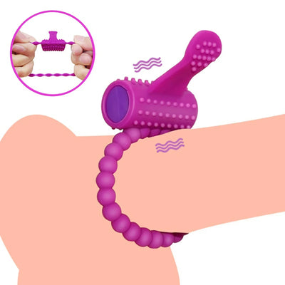Vibrator แหวนอวัยวะเพศชาย Cock Ring เครื่องสั่น Dildo ของเล่นเซ็กซี่สําหรับ Man Bdsm Intense Clit กระตุ้นผู้ชาย DELAY Ejaculation Bondage Gear