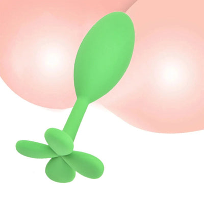 Silicone Anal Beads Butt Plug Set Mini Small Medium Large Anal Plug Four Leaf Clover Anal Trainer Sex Toy Men Women Gay