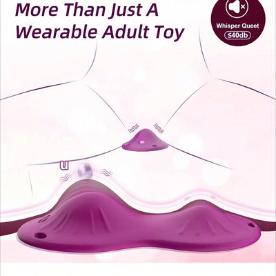 Wearable Panty Vibrators Sex Adult Toys and Games, Clitoral Anus Stimulator,Rose Women Mini Vibrator with 10 Vibration Modes Vibrating Panties Panty Clit Stimulator Dildos Massager for Beginner Couples