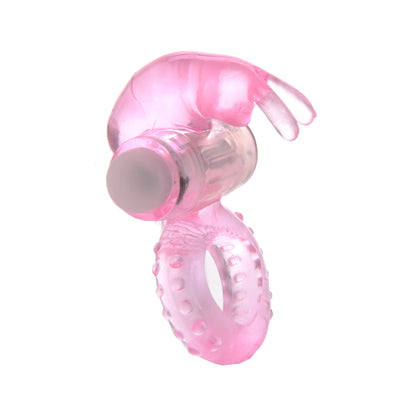 Pink Rabbit Delay Rings Massage Man Stick Masturbation Enhance Ring Sex Tool Stimulate Utensils Vibrator Silicone Brush